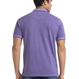 ColorPlus Violet Tailored Fit Polo T-Shirt image 2