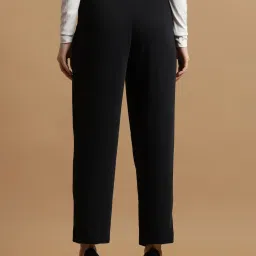 Allen Solly Black Regular Fit Formal Pants image 2