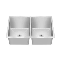 Nirali BG Kitchen Sink Meritox Series Small 765x510 mm (30x20 inch) Hairline Satin Finish Stainless Steel, Enrik-image-39