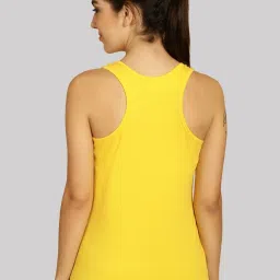 Friskers Yellow & Grey Cotton Sports Tank Top - Pack Of 2 image 2