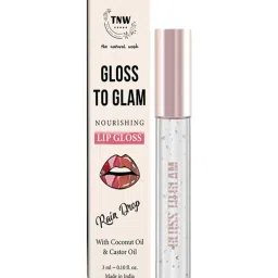 TNW-The Natural Wash Gloss To Glam Nourishing Lip Gloss Rain Drop - 3 ml image 2