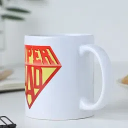 FNP Multicolor Ceramic Superhero Dad Mug (325 ml) image 4