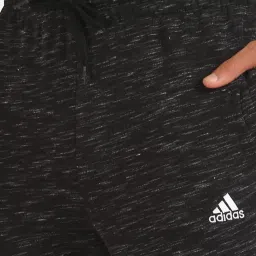 adidas Black Regular Fit Joggers image 4