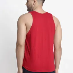 Friskers Multi Cotton Slim Fit Printed Vest - Pack of 2 image 3