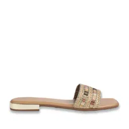 Metro Women's Antique Gold Casual Sandals image 2