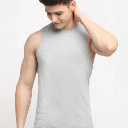 Friskers Multi Cotton Slim Fit Vest - Pack of 3 image 4