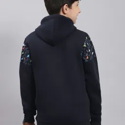 Monte Carlo Kids Navy Printed Full Sleeves Sweatshirt image 2