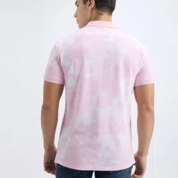 Pepe Jeans Fresh Pink Cotton Regular Fit Printed Polo T-Shirt image 2