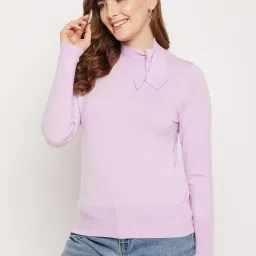 MADAME Lilac Regular Fit Pullover image 3