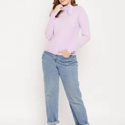 MADAME Lilac Regular Fit Pullover image 5