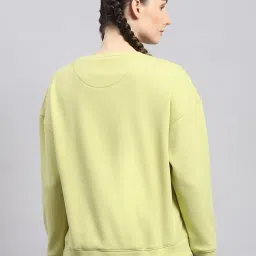 Rock.it Lime Green Regular Fit Sweatshirt image 2