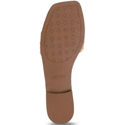 Metro Women's Antique Gold Casual Sandals image 4
