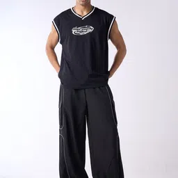 IZF Cargo Air Parachute Pants With Contrast Piping-picture-34