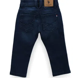 U.S. Polo Assn. Boys Blue Solid Jeans image 2