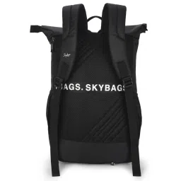 Skybags Grad Plus 03 Black Polyester Printed Laptop Backpack - 30 Ltrs image 2