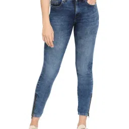 Being Human Blue Super Skinny Fit Heavily Washed Jeans-picture-30