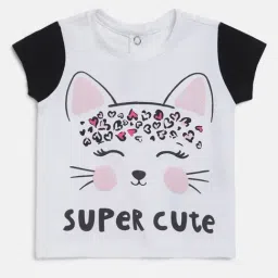 Chicco Kids White & Black Printed Top-picture-24