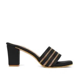 Elle Women's Black Casual Sandals-picture-32