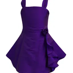 A.T.U.N. Purple Solid Dress-picture-11