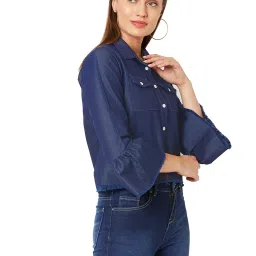 Miss Chase Navy Full Sleeves Jacket image 3