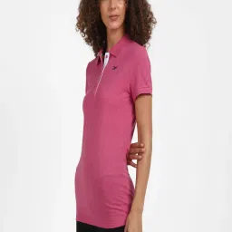 Reebok Pink Cotton FND W Polo T-Shirt image 3