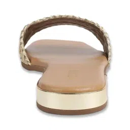 Metro Women's Antique Gold Casual Sandals image 5