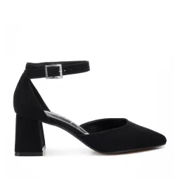 London Rag Women's Black Ankle Strap Sandals image 2