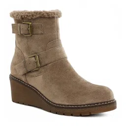 London Rag Women's Taupe Snow Boots image 2