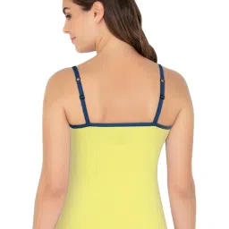 Amante Lime Yellow Cotton Camisole image 2