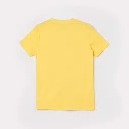 Fame Forever by Lifestyle Yellow Printed Regular Fit T-Shirt image 2