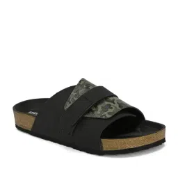 Spykar Men's Dover Olive Camo & Black Casual Sandals image 3