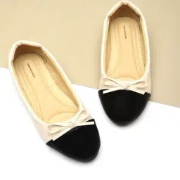 Van Heusen Women's Beige Flat Ballets-image-22