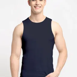 Friskers Multi Cotton Slim Fit Vest - Pack of 2 image 2