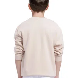Rare Ones Boys Beige Cotton Printed Sweatshirt image 2