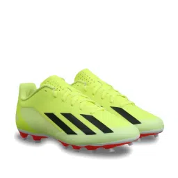 Adidas Men's X CRAZYFAST CLUB FxG Lime Football Shoes image 2