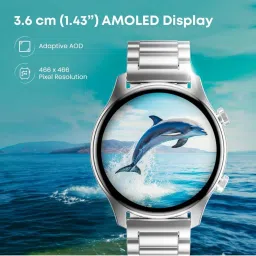 Fastrack Jupiter MR2 Pro Smartwatch with SingleSync BT Calling (Gold) image 2