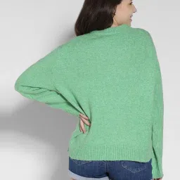 American Eagle Outfitters Green Regular Fit Sweater image 2
