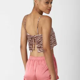 Forever 21 Pink Lace Crop Cami Top image 2