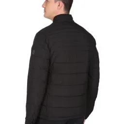 Arrow New York Black Regular Fit Quilted Jacket image 2