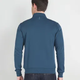 Arrow New York Blue Regular Fit Sweatshirt image 2