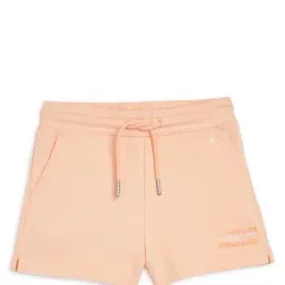 Calvin Klein Jeans Kids Orange Logo Print Shorts-image-94