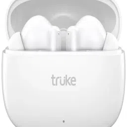 Truke Buds Elite With 70Hrs Battery, Dual-Mic Enc, 10Mm Speakers, Volume Control (White)-image-51