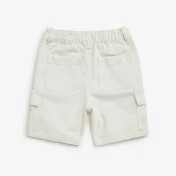 HOP Kids by Westside White High-Rise Cargo Shorts image 2