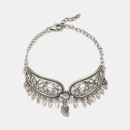 Shaya 925 Oxidized Silver Dhoom Dhaam Bracelet image 2
