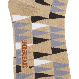 UnderJeans by Spykar Beige Printed Socks image 4
