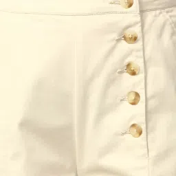 Elle Beige Straight Fit Culottes image 5
