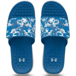 Under Armour Men's Ignite Pro Graphic Blue & Grey Slides-image-69