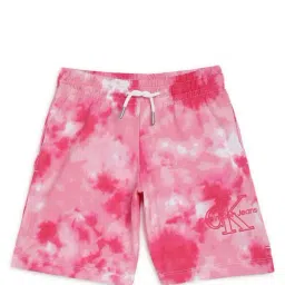 Calvin Klein Jeans Kids Pink Printed Shorts-image-31