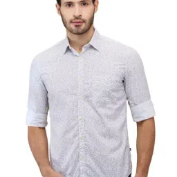 Parx Parx Slim Fit Printed Medium Grey Shirt-picture-11