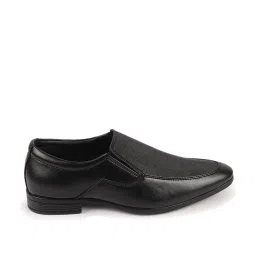 Fausto Men's Black Formal Loafers image 2